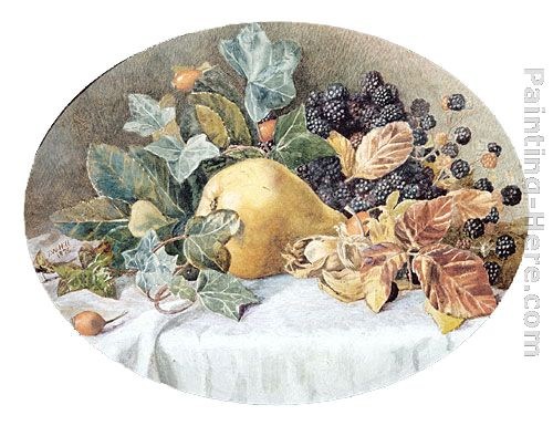 John William Hill Still Life with Fruit